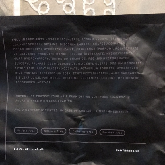 Hawthorne shampoo - Picture 5 of 7